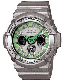 G Shock Mens Analog Digital Silver Resin Strap Watch 55x53mm GA200SH 8   Watches   Jewelry & Watches