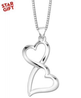 Inspirational Sterling Silver Pendant, Ribbon Heart I Love You   Necklaces   Jewelry & Watches