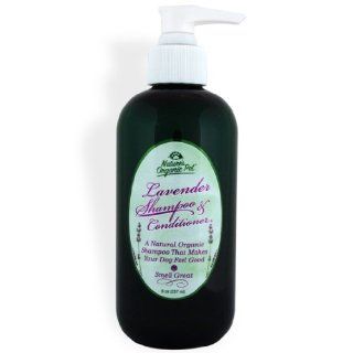 Nature's Organic Pet Lavender Shampoo and Conditioner for Dogs, 8 Ounces 