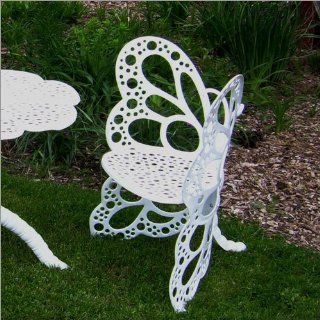 Flower House FHBC205W Butterfly Chair White  Patio Chairs  Patio, Lawn & Garden