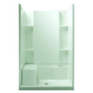 Sterling 72280100 0 White Acclaim Accord® 48 x 36 Complete Seated Shower