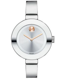 Movado Womens Swiss Bold Stainless Steel Bangle Bracelet Watch 34mm 3600194   Watches   Jewelry & Watches