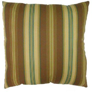 American Mills 35913.205 Indoor/Outdoor Marinda Stripe Pillow, 16 by 16 Inch, Set of 2   Throw Pillows