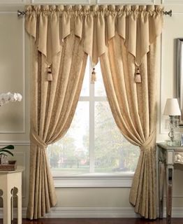 Waterford Bedding, Caprice Ascot Window Valance   Bedding Collections   Bed & Bath