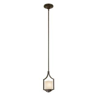 Capital Lighting 3981RM 205 Mini Pendant with Candlelight Glass Shades, Raw Umber Finish   Ceiling Pendant Fixtures  