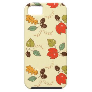Texture #84   Colorful Leaf and Nut Pattern  iPhone 5 Cover