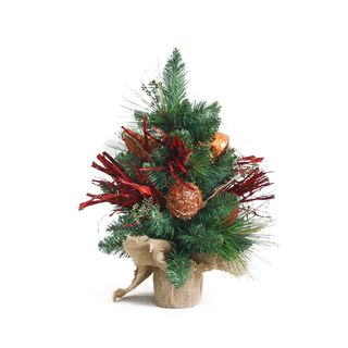 18 inch Potted Tree and Ornament Seasonal Decor