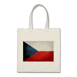 Flag of Czech Republic Canvas Bags