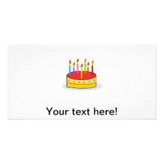 Birthday cake clipart picture card