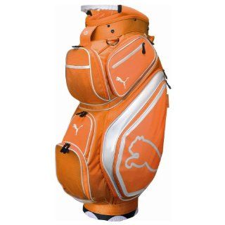 Puma Monoline Cart Bag (Vibrant Orange, 9 Inch Top)  Golf Cart Bags  Sports & Outdoors