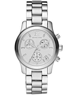 Michael Kors Womens Chronograph Mini Runway Stainless Steel Bracelet Watch 33mm MK5428   Watches   Jewelry & Watches