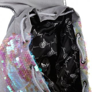 Joan Boyce Sequined Backpack with Pockets