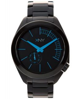 XNY Watch, Mens Tailored Streetwear Black Ion Finish Stainless Steel Bracelet 44mm BV8002X1   Watches   Jewelry & Watches