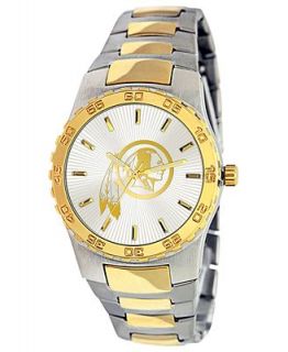 Game Time Watch, Mens Washington Redskins Two Tone Stainless Steel Bracelet 42mm NFL EXE WAS   Watches   Jewelry & Watches