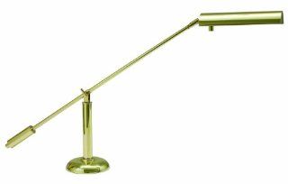 House Of Troy PH10 195 PB Counter Balance Portable Halogen Piano Lamp, Polished Brass   Desk Lamps  