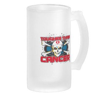Bone Cancer Tougher Than Cancer Skull Coffee Mug