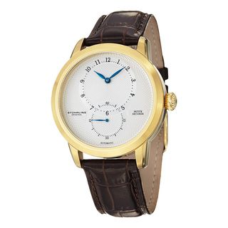 Stuhrling Original Men's Prominence Automatic Water resistant Leather Strap Watch Stuhrling Original Men's Stuhrling Original Watches