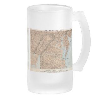 Vintage Map of The Chesapeake Bay (1861) Coffee Mugs