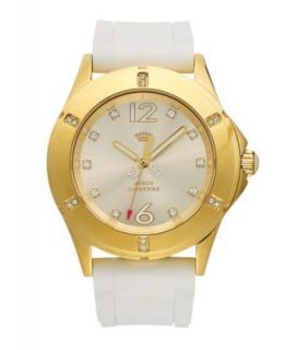 Juicy Couture Watch, Womens Chelsea White Silicone Strap 42mm 1901032   Watches   Jewelry & Watches