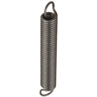 Associated Spring Raymond T32450 Music Wire Extension Spring, Steel, Metric, 15 mm OD, 2.2 mm Wire Size, 41.2 mm Free Length, 56 mm Extended Length, 198.0 N Load Capacity, 11.40 N/mm Spring Rate (Pack of 10)