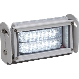 Whelen Pioneer-Series 12 Volt LED Floodlight — Clear, Rectangle, 5 3/8in. x 8 3/4in. , 2500 Lumens, Model# PFA1BAIL  LED Automotive Work Lights