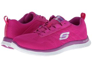 SKECHERS Flex Appeal   Sweet Spot Womens Lace up casual Shoes (Pink)