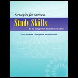 Strategies For Success Study Skills for the College Math Student