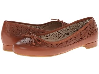Rockport Atarah Laser Cap Toe Womens Flat Shoes (Tan)