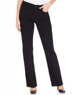 NYDJ Petite Jeans, Bootcut Embellished Pocket, Black Wash   Jeans   Women