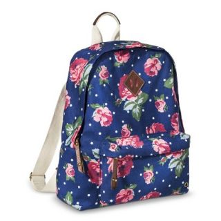 Bueno Floral Backpack Handbag   Blue