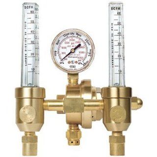 Flowmeters/Regulators   gw 33 196ar 60 dual flowmeters ar/co2 gca580   Gas Welding Equipment  