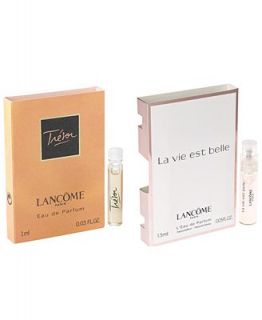Choose your FREE Fragrance Sample with any Lancme fragrance purchase   Gifts with Purchase   Beauty