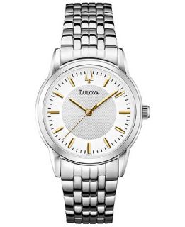 Bulova Womens Stainless Steel Bracelet Watch 30mm 96L192   A Exclusive   Watches   Jewelry & Watches