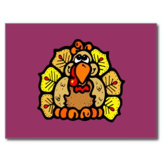 Thanksgiving Turkey Postcard