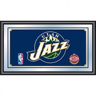 Utah Jazz NBA Framed Logo Mirror