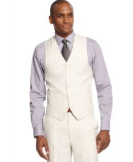 Sean John Dress Pant Cream Stripe   Suits & Suit Separates   Men