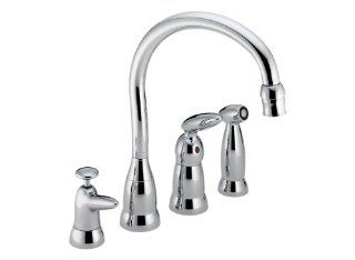 Delta Faucet 187 WF Michael Graves Single Handle Kitchen Pull Out Faucet, Chrome   Touch On Kitchen Sink Faucets  