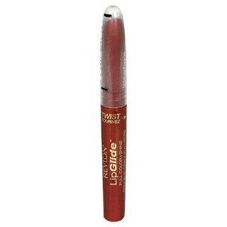 Revlon LipGlide Full Color + Shine, Starlit Wine 193, 0.06 fl oz (1.9 ml)  Lipstick  Beauty