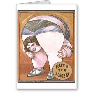 Ruth the Acrobat Greeting Card