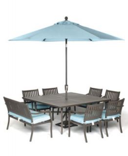 Holden Outdoor Patio Furniture, 7 Piece Set (84 x 42 Dining Table, 4 Dining Chairs and 2 Swivel Chairs)   Furniture