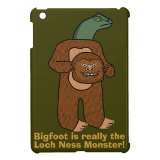 Funny Bigfoot Loch Ness Monster iPad Mini Cover