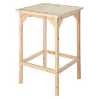 Tall Cedar/Fir Bar Table, Model# SS-CSN-BT68  End Tables