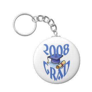 Personalize Graduation 2008 Key Chain Keychain