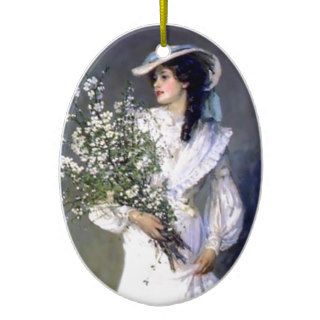 Victorian bride wedding fashion ornaments