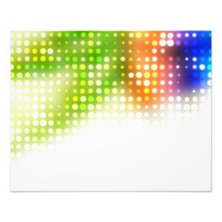 Funky Rainbow Dots Halftone Art Photo