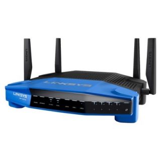Linksys WRT1900AC Dual Band Smart Wi Fi Wireless AC Router   Black/Blue