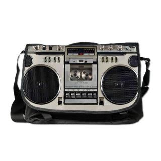  Vintage 80s Boombox Messenger Bag