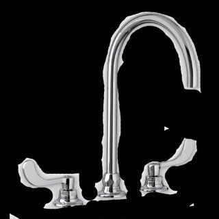 American Standard 6540.188.002 Chrome Monterrey Monterrey Widespread Bathroom Faucet with High Arch Spout and Wrist Blade Handles 6540.188   Bathroom Sink Faucets  