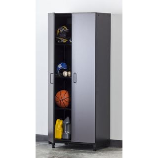 TuffStor Tuff Stor Two Door Pantry in Charcoal Grey and Textured Black