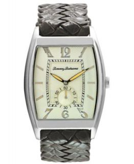 Tommy Bahama Watch, Mens Swiss Havana Dark Brown Croco Grain Leather Strap 34mm TB1249   Watches   Jewelry & Watches